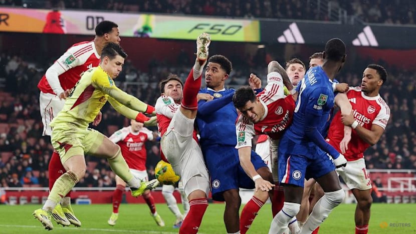 Arsenal beat Chelsea 1-0 to reach League Cup final