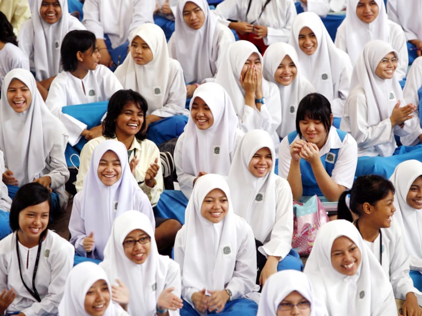 Malay, Indian and Chinese students at a school in Malaysia. Reuters file photo
