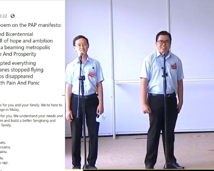 GE2020: How to woo voters' hearts? Some candidates use the power of poetry