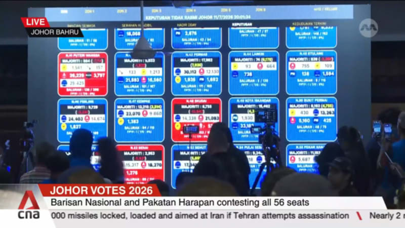 Johor Votes 2026: Vote counting underway, results expected after 10pm local time