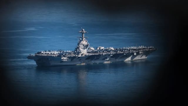 美国航母“福特号”上周失火 暂停靠希腊港口