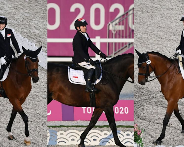 Tokyo Paralympics: Singapore equestrian trio competes at team event