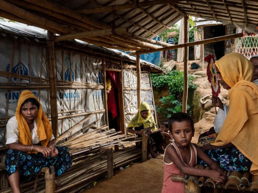 Rohingya refugees in the Kutupalong Rohingya refugee camp in June 2019.