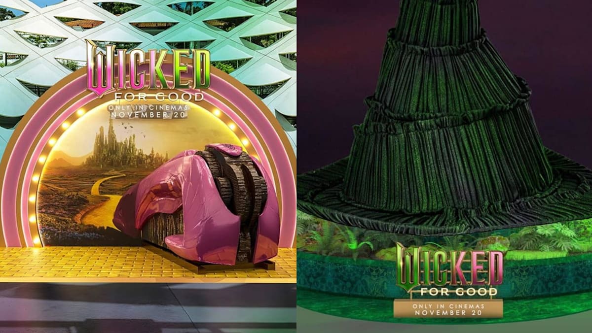 Sentosa will have Wicked-themed installations, including a 9m-tall hat, in November