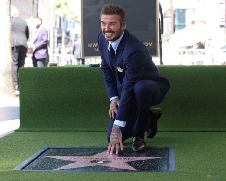 David Beckham honored with Walk of Fame star as LA hosts World Cup games
