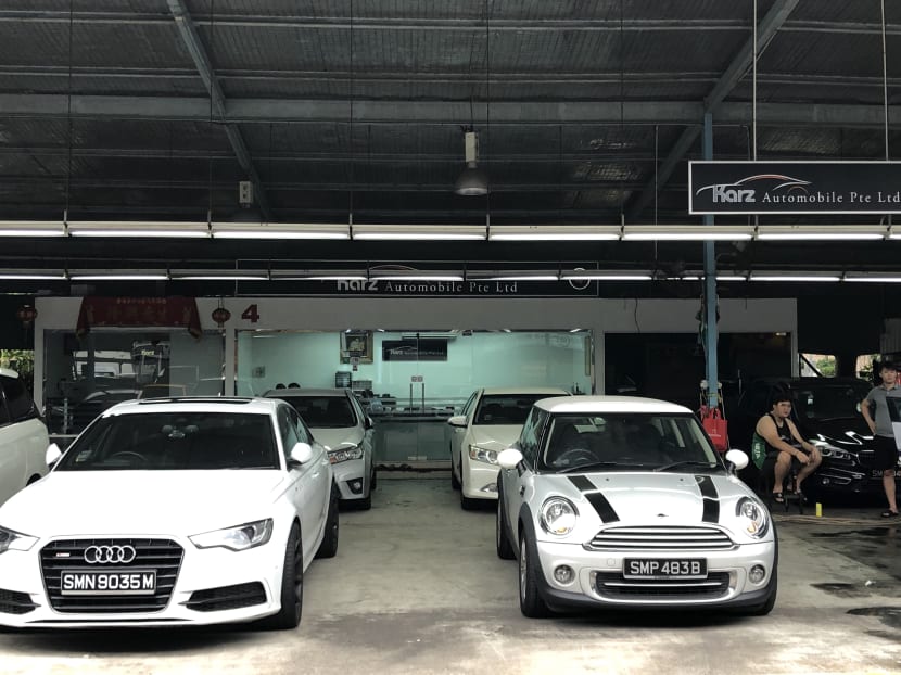 Karz Automobile, which is located at the West Coast Car Mart. The Consumers Association of Singapore said it has received complaints about the dealership.