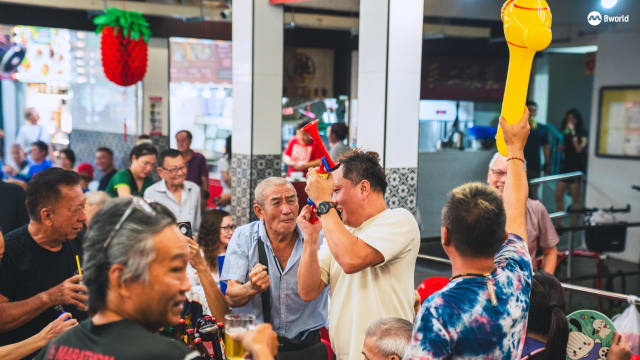 【GE2025】【图集】直击开票夜：工人党后港咖啡店
