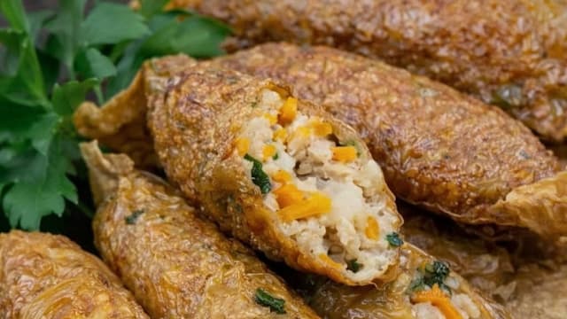 食谱：蔬菜肉卷