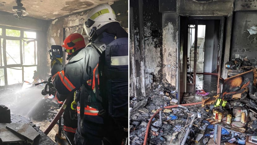 5 people taken to hospital after Yishun flat fire; second blaze breaks out nearby