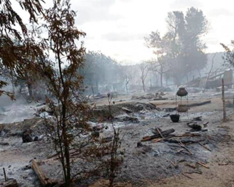Myanmar junta troops burn village in escalation of violence