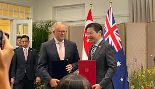 Watch: Singapore, Australia prime ministers hold joint press conference