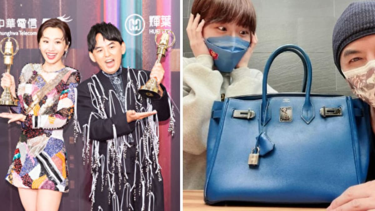 Mickey Huang Fulfils Promise Of Buying Co-Host Lulu Huang An Hermès Birkin  After They Win Golden Bell Best Host Award Together - CNA Lifestyle