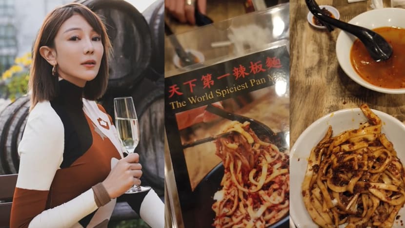 Ex Mediacorp Actress Tong Bingyu Had Cold Sweats And Diarrhea After Eating "The World Spiciest Pan Mee"; Thought She "Wasn't Going To Survive"