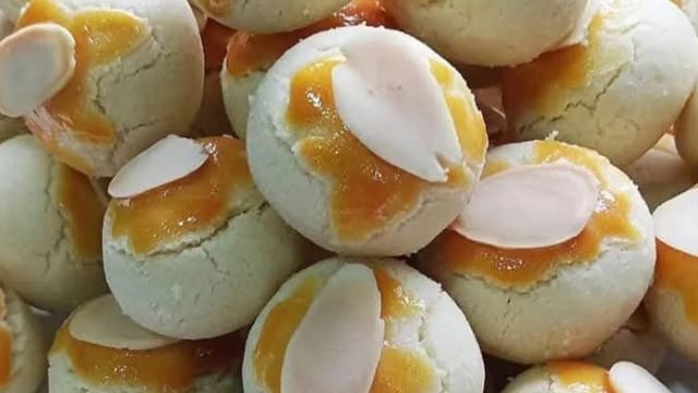 【新年食谱】杏仁珍珠酥