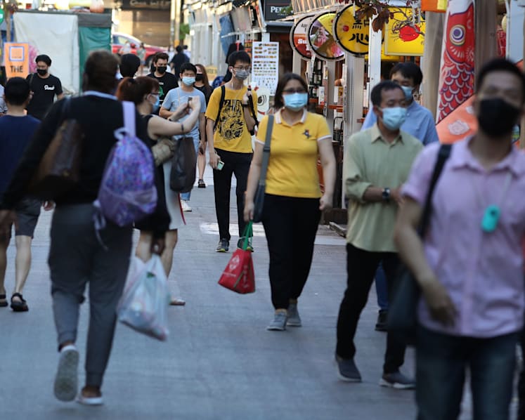 2,396 new Covid-19 cases and 8 more deaths in Singapore; weekly infection growth rate at 0.87