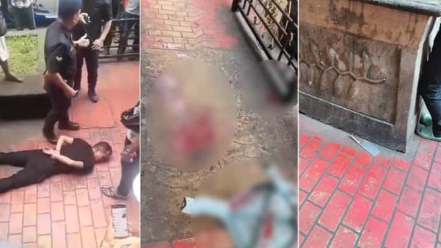 新山持刀砍人事件  警方：两男酒醉起争执酿血案 