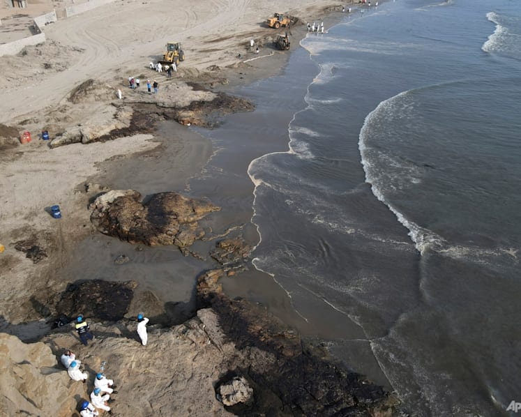 Waves from eruption in Tonga cause oil spill in Peru
