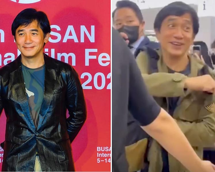 Tony Leung's Assistant Criticised For Cutting Short His Mini Fan Meet At Busan Airport