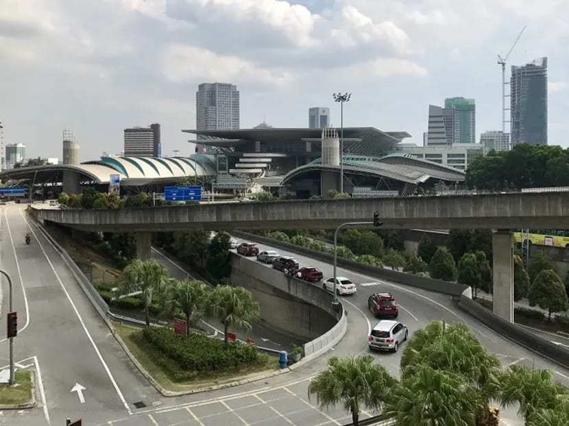A general view of the Sultan Iskandar Building’s Customs, Immigration and Quarantine area in Johor Baru.