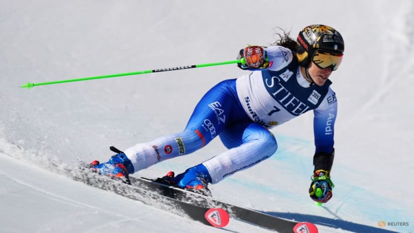 Alpine skiing-Brignone's leg fractures and ACL rupture in crash cloud Italy's Olympic hopes