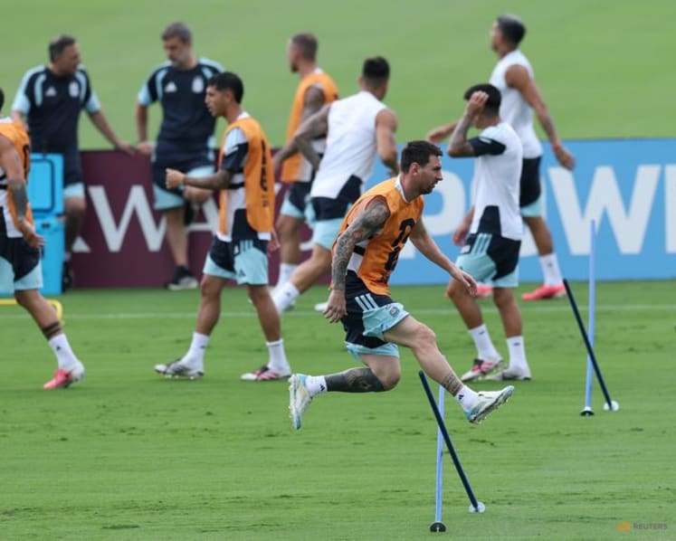 Messi in a happy place as Argentina ready to take on England