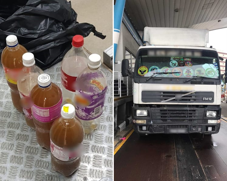Two Malaysian men arrested after bottles of kratom found in lorry at Jurong Port