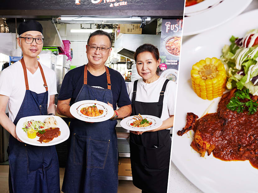 Cathay Pacific Lounge Chefs-Turned-Hawkers Sell Shiok $8.90 Satay Chicken Chop