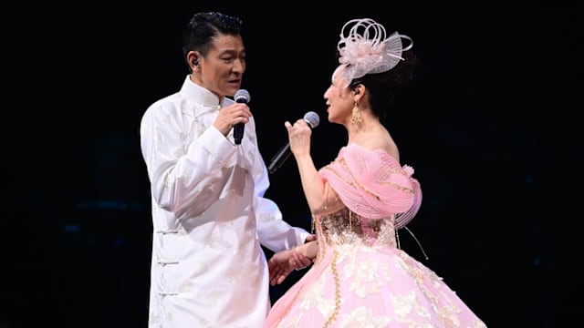 张德兰红馆演唱会星光熠熠！刘德华压轴登场，14岁爱女台下默默支持