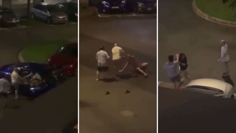 Three men arrested after brawl in Teck Whye
