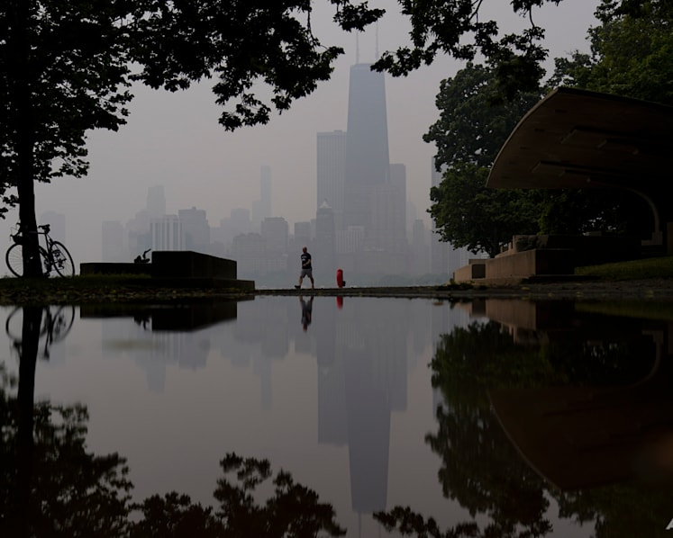 Canadian wildfires are causing unhealthy air quality again in Chicago and other parts of the US