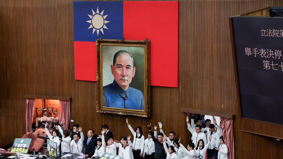 Taiwan's opposition lawmakers back 'unconstitutional' Bill
