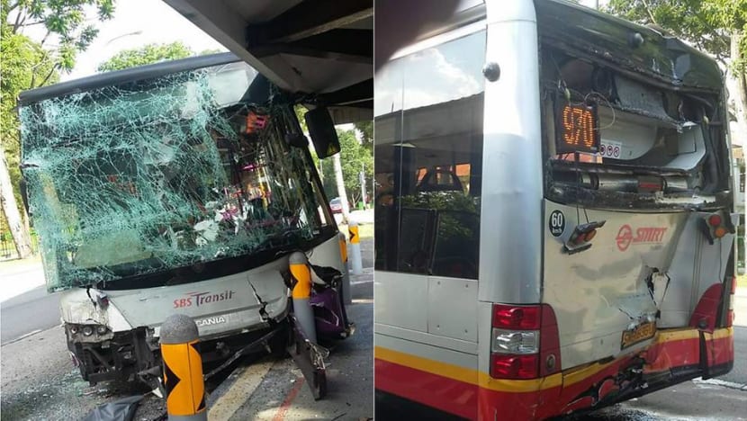 34 injured after accident involving SMRT, SBS Transit buses in Jalan Jurong Kechil 34 injured after accident involving SMRT, SBS Transit buses in Jalan Jurong Kechil