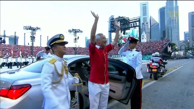 【国庆庆典2023】部长和总理抵达现场 