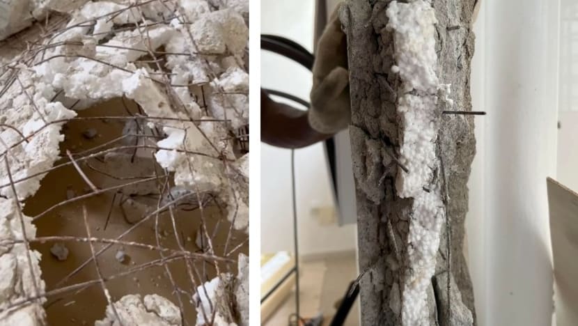 Foam used in wall panels of Ubi flat in viral video permitted and safe, says HDB
