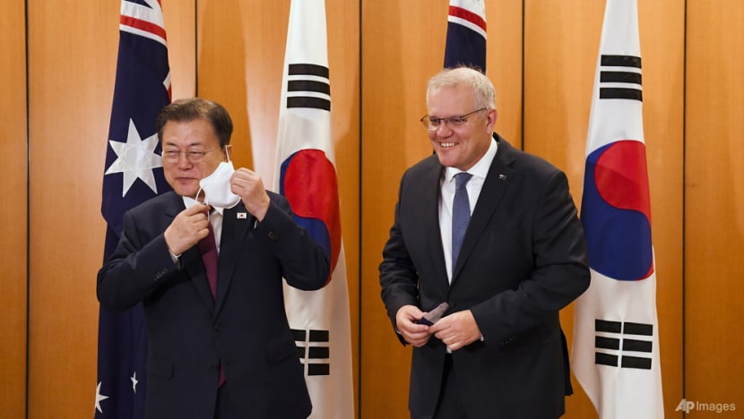 Australia and South Korea sign defence deal as leaders meet Australia and South Korea sign defence deal as leaders meet