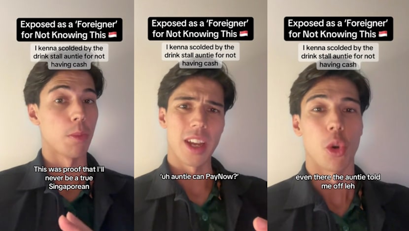 "Half S'porean, Half Angmoh" TikToker Questions His Identity After Getting Scolded Twice By Coffeeshop Aunties
