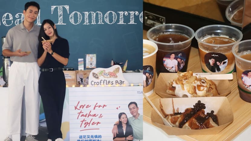 Fans Of Tyler Ten & Tasha Low Spent S$1K To Surprise Them With Croffles Snack Bar On Set Of Upcoming Drama