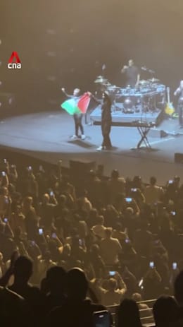 Massive Attack barred from re-entering Singapore after Palestinian flag display