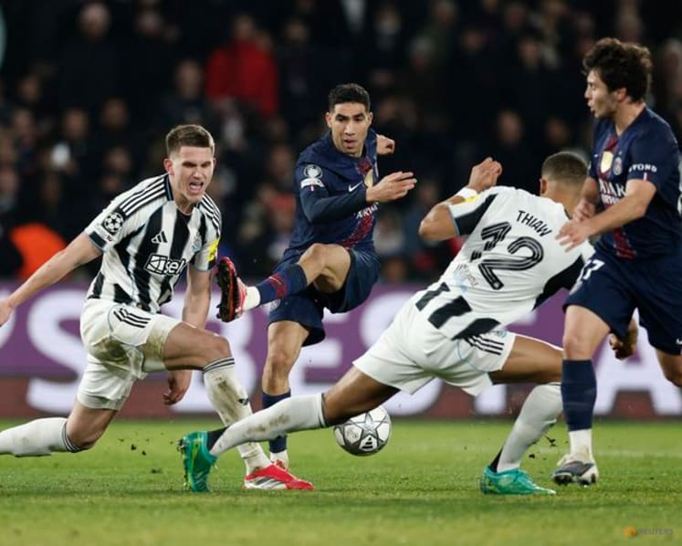 PSG and Newcastle United face playoffs after Champions League draw