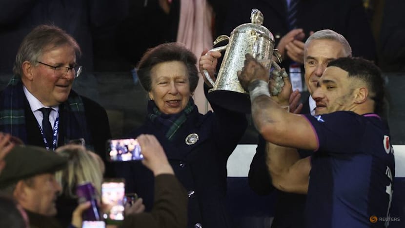 Right royal mix-up - Princess Anne mistakes England prop Heyes for TV star Marler