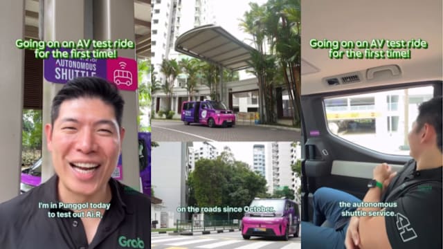 试乘榜鹅无人驾驶接驳车 Grab总裁：十年前非如此