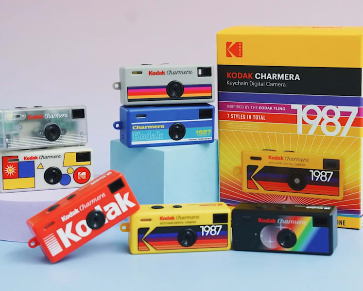 What is the Kodak Charmera blind box camera craze and why is everyone trying to get one?