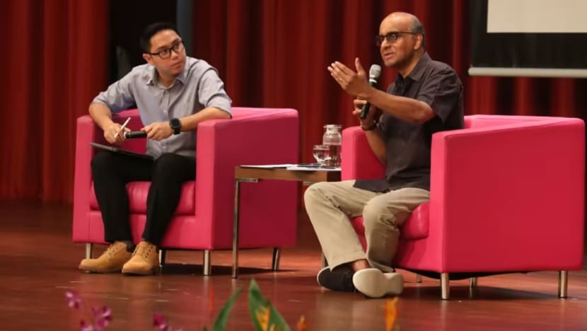 Good to be socially aware, but 'make haste slowly' when changing social norms: Tharman tells youths Good to be socially aware, but 'make haste slowly' when changing social norms: Tharman tells youths