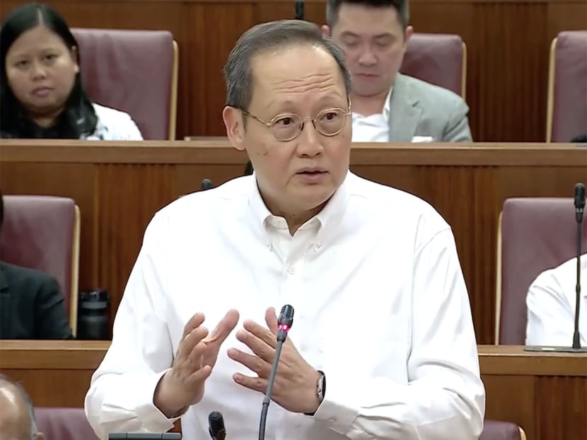 Manpower Minister Tan See Leng speaking in Parliament on Feb 28, 2024. Manpower Minister Tan See Leng speaking in Parliament on Feb 28, 2024.