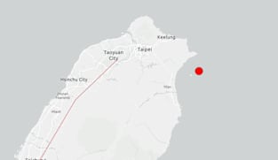 Magnitude-5.6 earthquake strikes Taiwan region, GFZ says