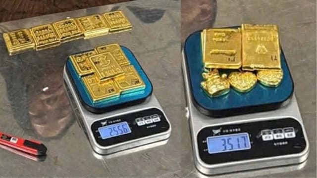内衣裤藏12公斤金条 四台湾客入境越南被截