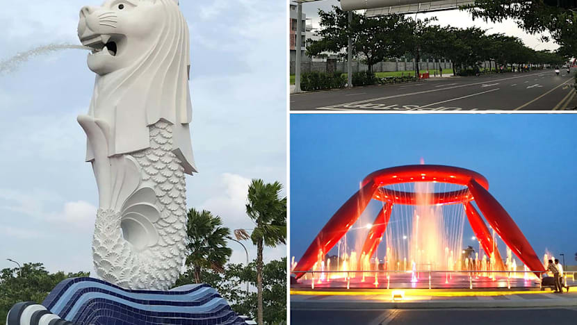 #trending: Netizens amused by replicas of Merlion, ERP gantries and other Singapore landmarks in Indonesian town