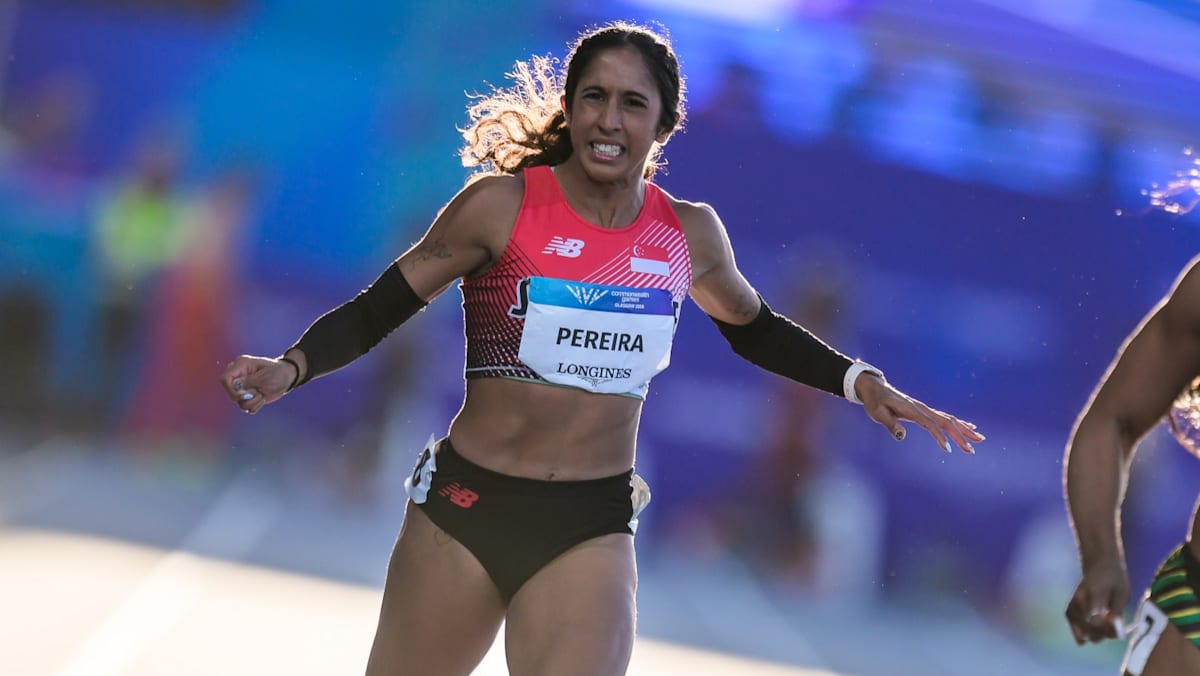 Singapore's Shanti Pereira finishes eighth in Commonwealth Games 200m final