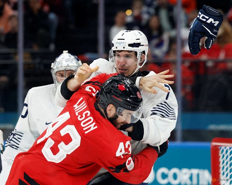Ice hockey-France suspend Crinon for rest of Games after Canada fight