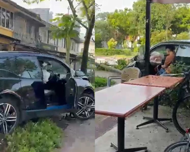 Man taken to hospital after accident outside Jalan Kayu eatery; police investigating